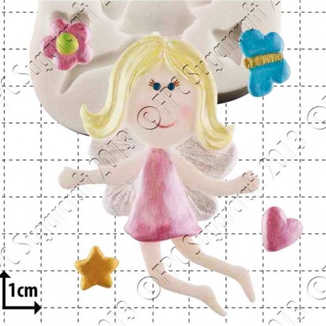 FPC Moulds Funky Fairy - Cake Decorating Silicone Mould