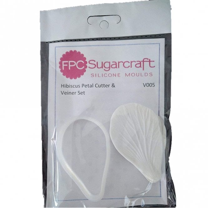 FPC Moulds Hibiscus Petal Cutter & Veiner Set