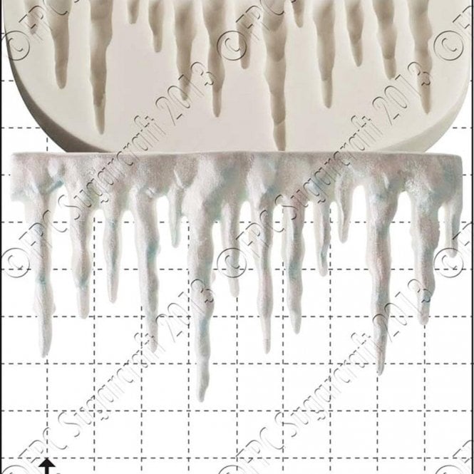 FPC Moulds Icicle Border - Cake Decorating Silicone Mould