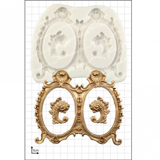 FPC Moulds Large Double Frames' Silicone Mould