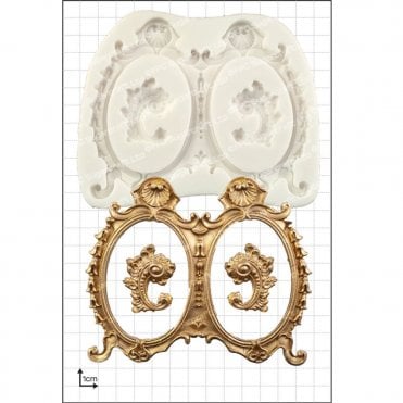Large Double Frames' Silicone Mould