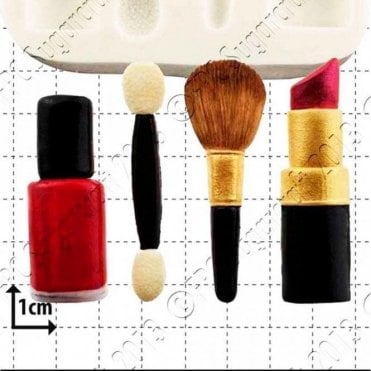 Make Up - Cake Decorating Silicone Mould