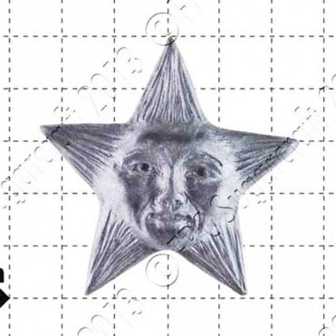 Man in the Star - Cake Decorating Silicone Mould
