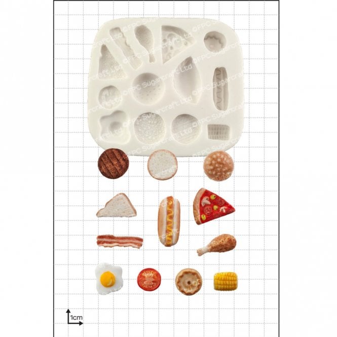 FPC Moulds Miniature Food' Silicone Mould