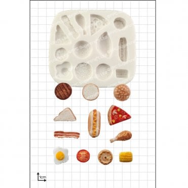Miniature Food' Silicone Mould