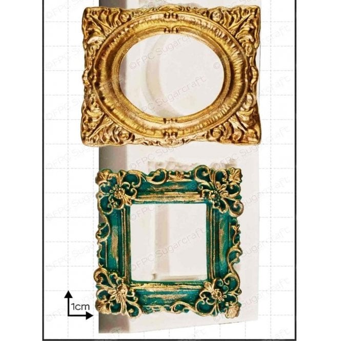 FPC Moulds Ornate Picture Frame - Cake Decorating Silicone Mould
