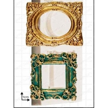 Ornate Picture Frame - Cake Decorating Silicone Mould