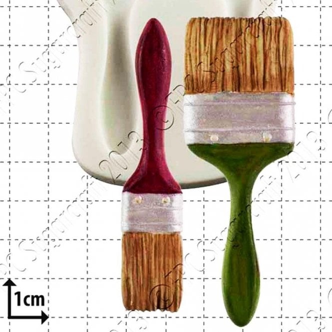 FPC Moulds Paint Brushes - Cake Decorating Silicone Mould