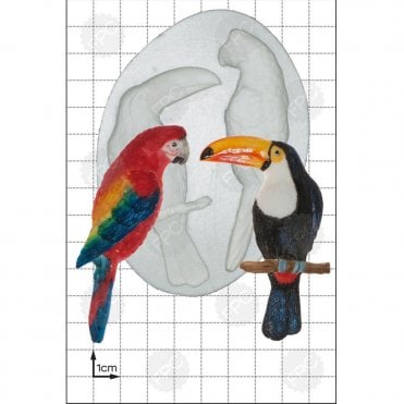 'Parrot & Toucan' Silicone Mould