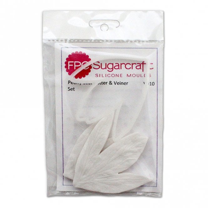 FPC Moulds Peony Leaf Cutter & Veiner Set