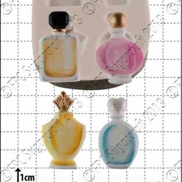 Perfume Bottles - Cake Decorating Silicone Mould