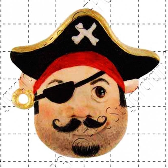 FPC Moulds Pirate Face - Cake Decorating Silicone Mould