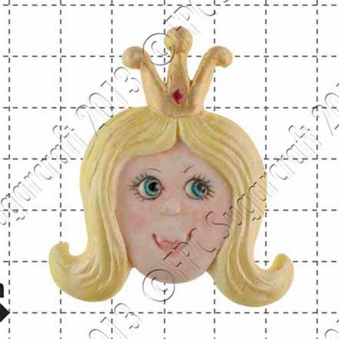 FPC Moulds Princess Face - Cake Decorating Silicone Mould