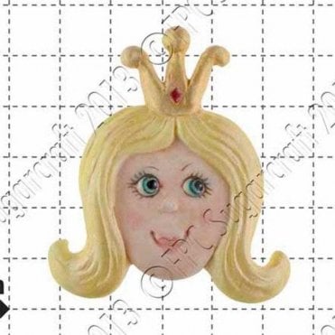 Princess Face - Cake Decorating Silicone Mould