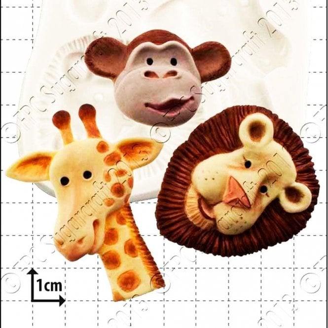 FPC Moulds Safari Animals - Cake Decorating Silicone Mould