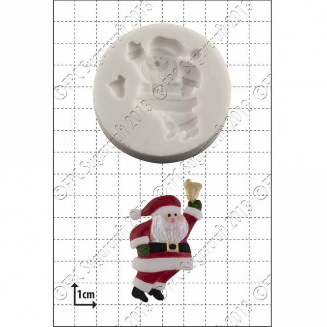 FPC Moulds 'Santa Claus with Bell' Silicone Mould