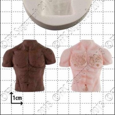Six Pack Torso - Cake Decorating Silicone Mould