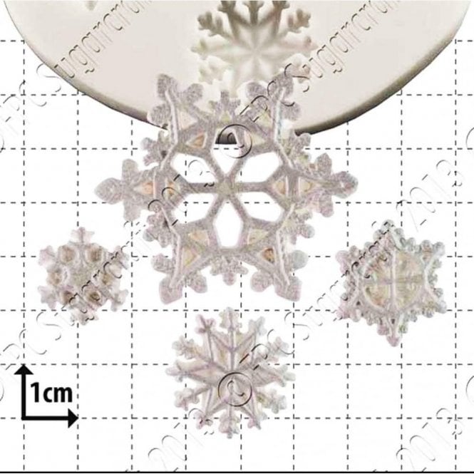 FPC Moulds Snowflakes - Cake Decorating Silicone Mould