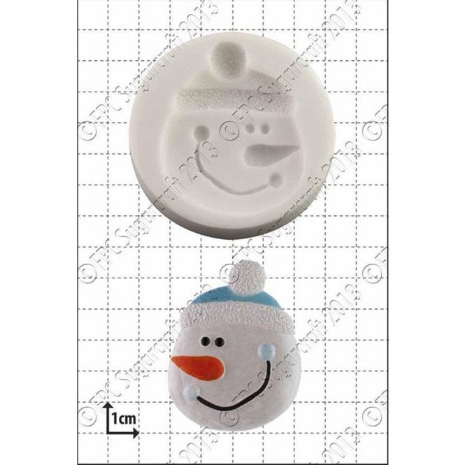 FPC Moulds 'Snowman Face' Silicone Mould