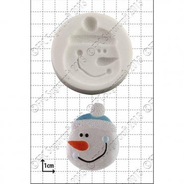 'Snowman Face' Silicone Mould