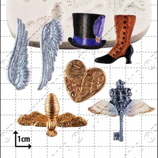 FPC Moulds Steampunk Fantasy - Cake Decorating Silicone Mould