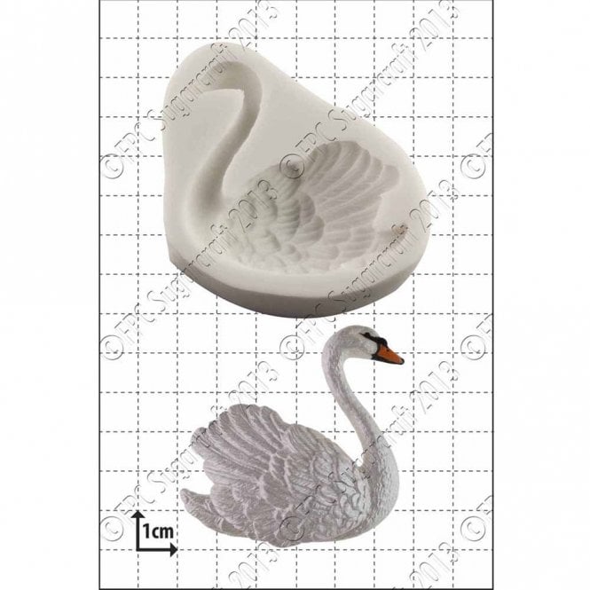 FPC Moulds 'Swan (right)' Silicone Mould