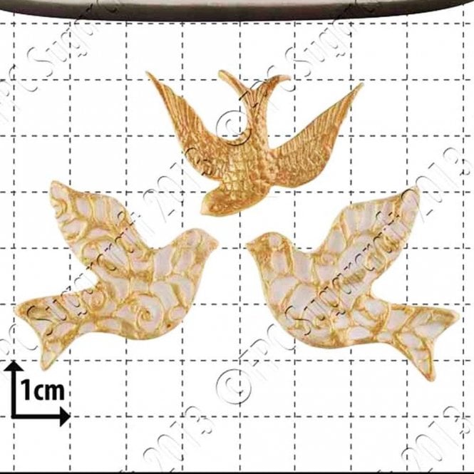 FPC Moulds Three Little Birds - Cake Decorating Silicone Mould