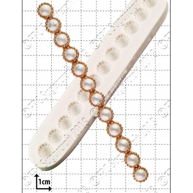 FPC Moulds Tiffany Pearl Bead Moulds - Cake Decorating Silicone Mould