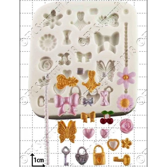 FPC Moulds Tiny Decorations - Cake Decorating Silicone Mould