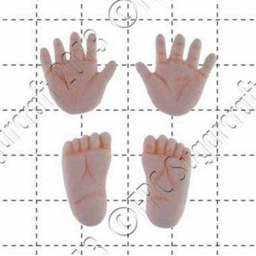 Tiny Hands and Feet - Cake Decorating Silicone Mould