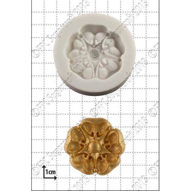 FPC Moulds 'Tudor Rose' Silicone Mould