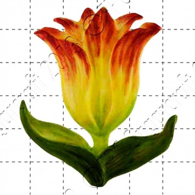 FPC Moulds Tulips - Cake Decorating Silicone Mould