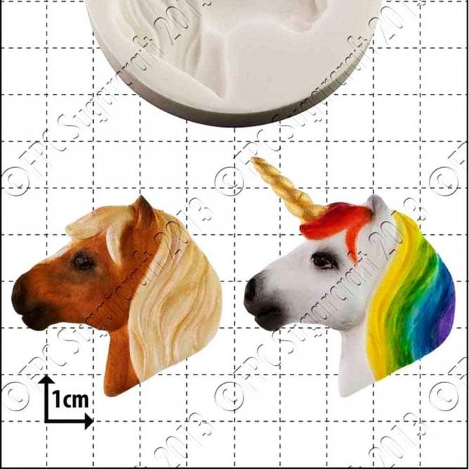FPC Moulds Unicorn Head - Cake Decorating Silicone Mould