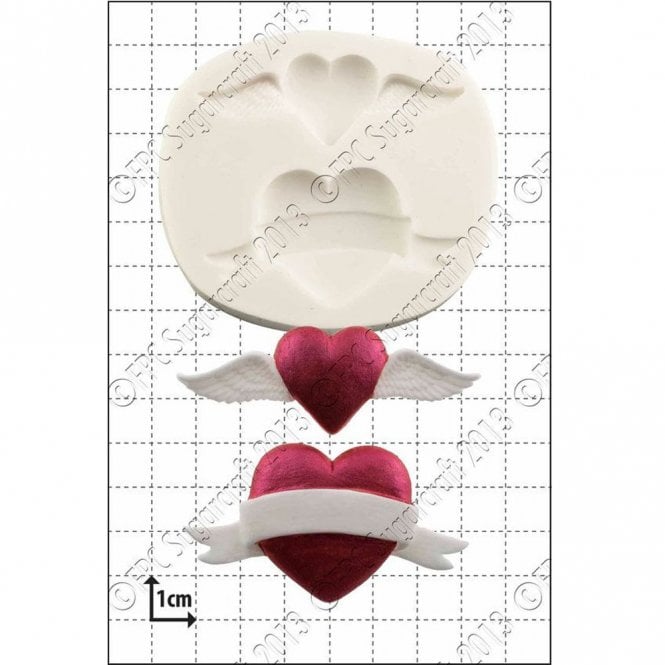 FPC Moulds 'Valentine Hearts' Silicone Mould