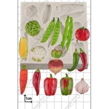 Vegetables - Cake Decorating Silicone Mould