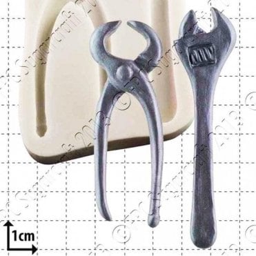 Wrench & Pincers - Cake Decorating Silicone Mould