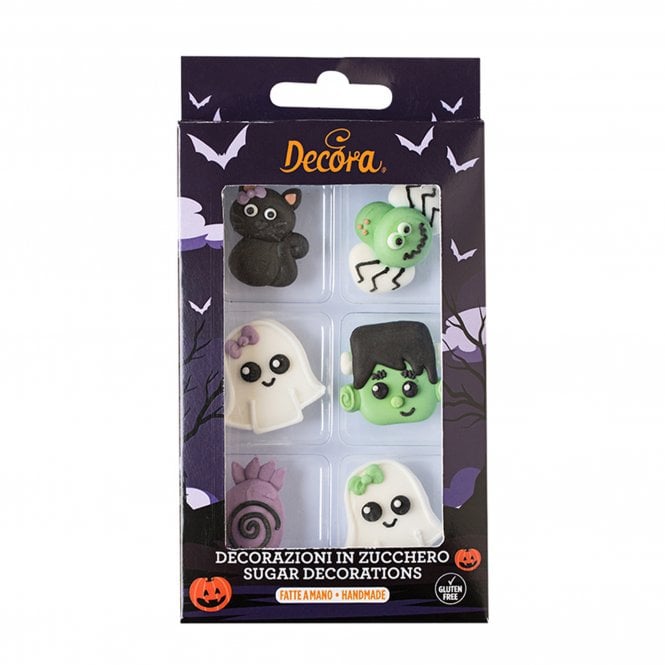 Decora Frankenstein - Sugar Royal Icing Edible Decorations Best Before: 12/17/2025