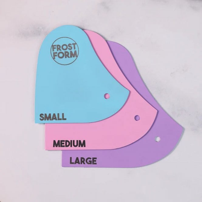 Frost Form New! FROST FINISHER - Set of 3 Detailing Scrapers (Stainless Steel)