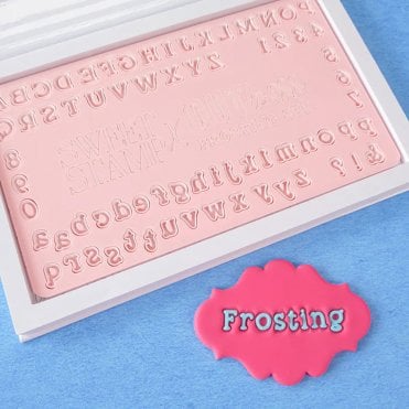 Frosting Multi Set - Stamp, 2 Tone & Cutters - Uppercase, Lowercase, Numbers & Symbols