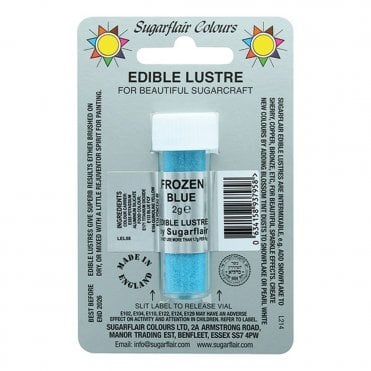 Frozen Blue - Edible Lustre Dusting Colour 2g