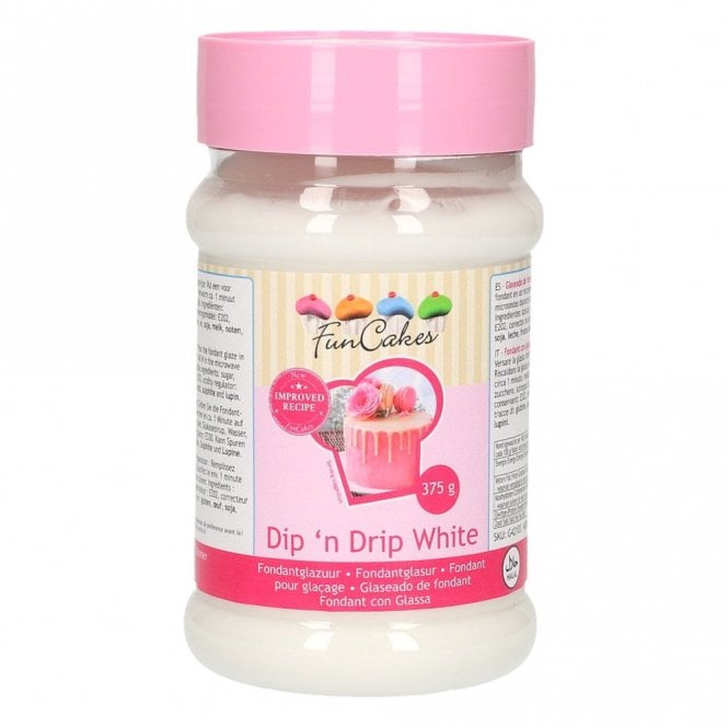 Fun Cakes Funcakes Dip 'n Drip White - 375g
