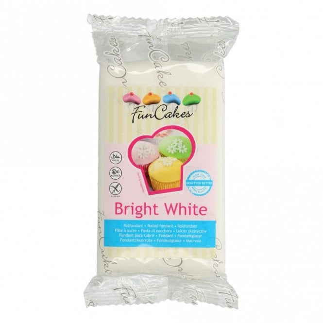 Fun Cakes Funcakes Fondant - Bright White - 250g