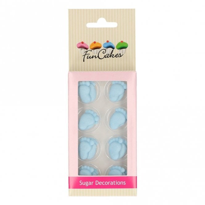 Fun Cakes Funcakes Sugar Decorations Baby Feet Set / 16