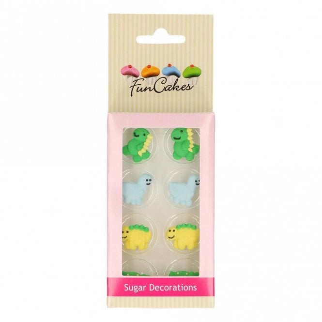 Fun Cakes Funcakes Sugar Decorations Dino Set / 12