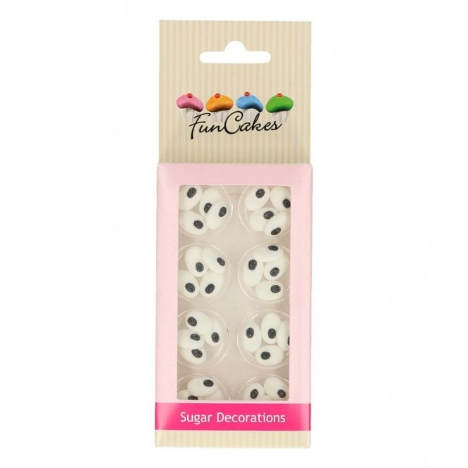 Fun Cakes Funcakes Sugar Decorations Eyes Oval Set / 32