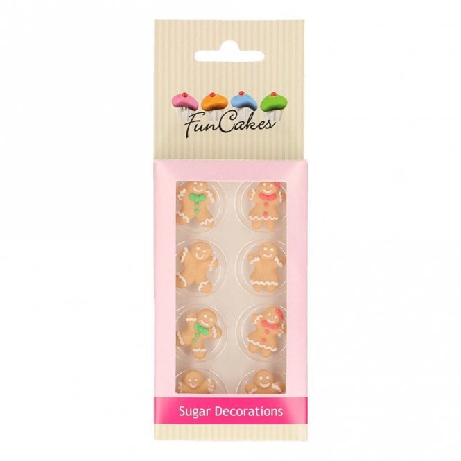 Fun Cakes Funcakes Sugar Decorations Gingerbread Set / 12