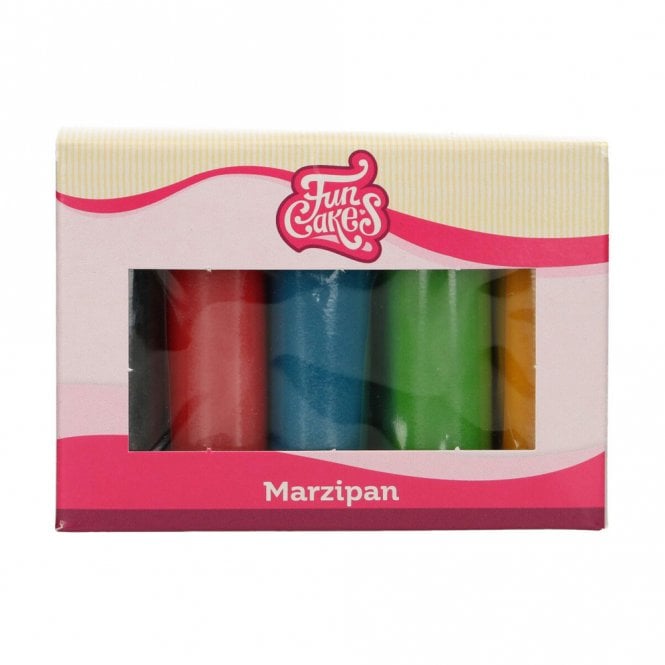 Fun Cakes Marzipan Multipack Essential Colours - 5 x 100g