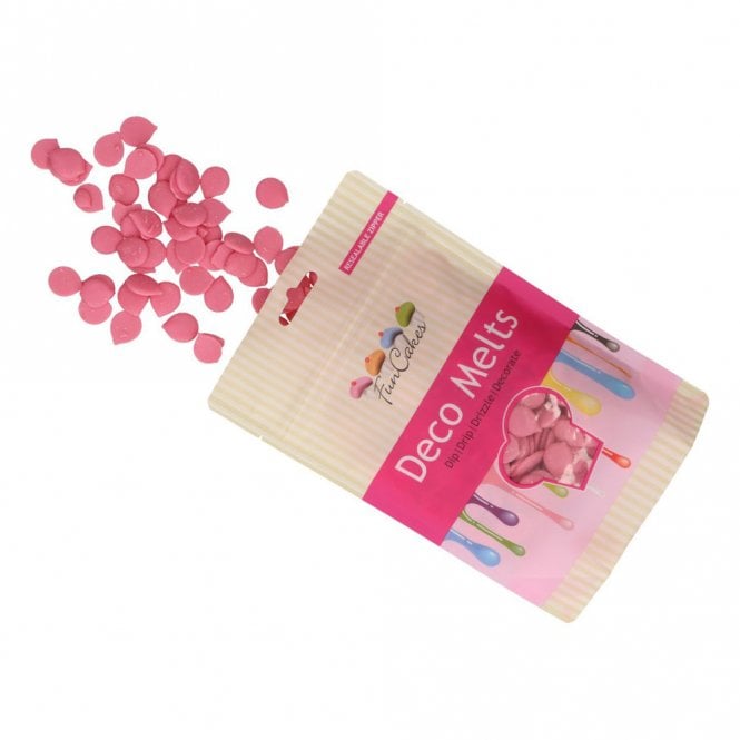 Fun Cakes Pink Deco Melts Chocolate Buttons 250g