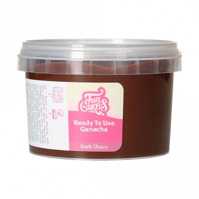 Fun Cakes Ready To Use Ganache - Dark Choco - 260g