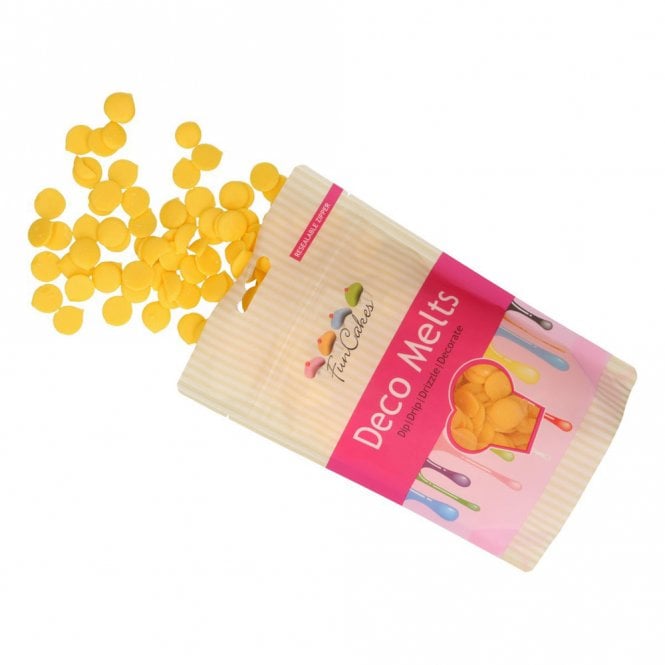 Fun Cakes Yellow Deco Melts - 250G
